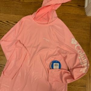 Colombia Sportswear PFG Tidal Deflector Hoodie, Women's, Size Large, Corange